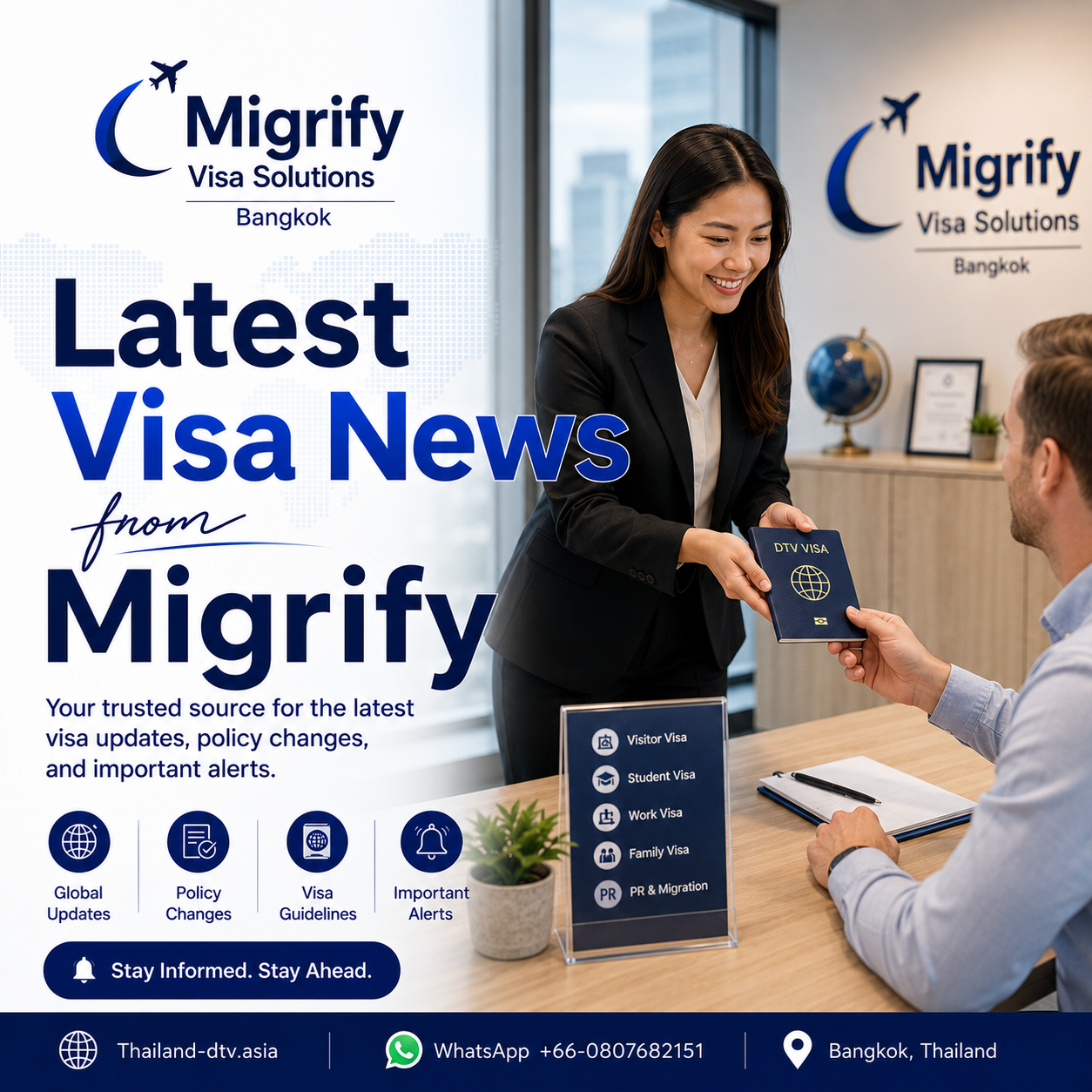 DTV News & Visa Updates